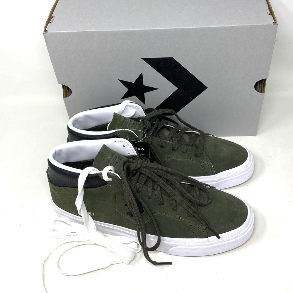 Converse Louie Lopez Pro Shoes Men's Size Suede Khaki Mid Top Casual 171981C - Picture 5 of 11